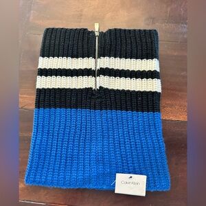 Calvin Klein Infinity Scarf waist/Zipper OS NWT